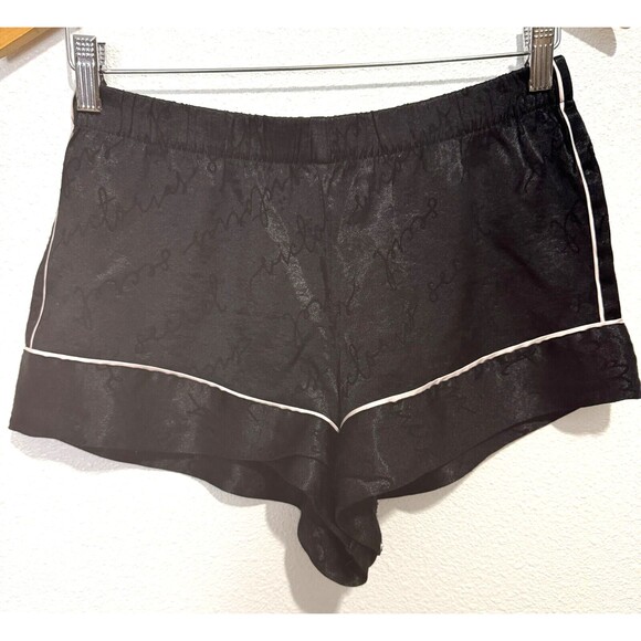Victoria's Secret Women's Black Satin Sleepwear Shorts Size S/P/CH 170/68A - Picture 1 of 8